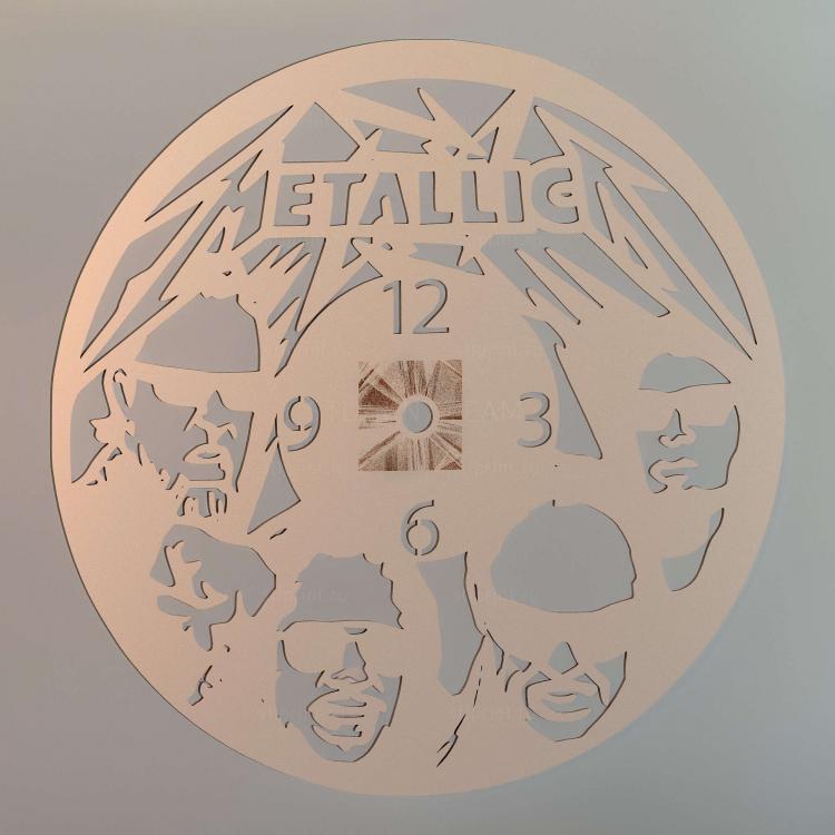 Стена Reloj metallica