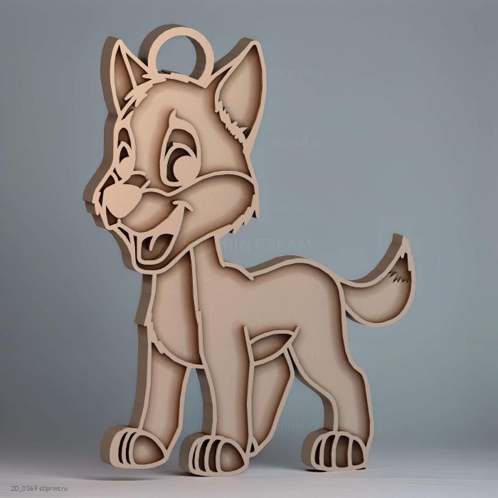 Chien gris