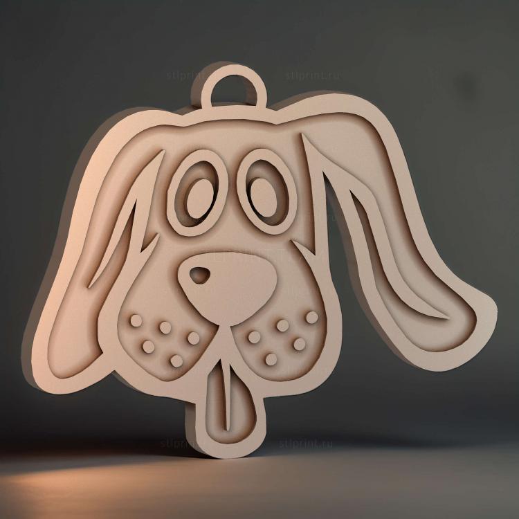 Chien oreille face