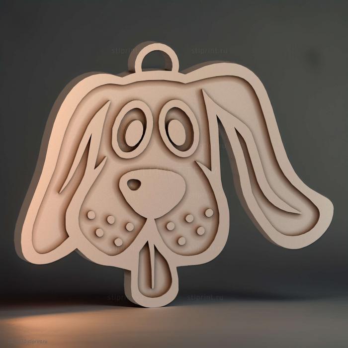 Chien oreille face