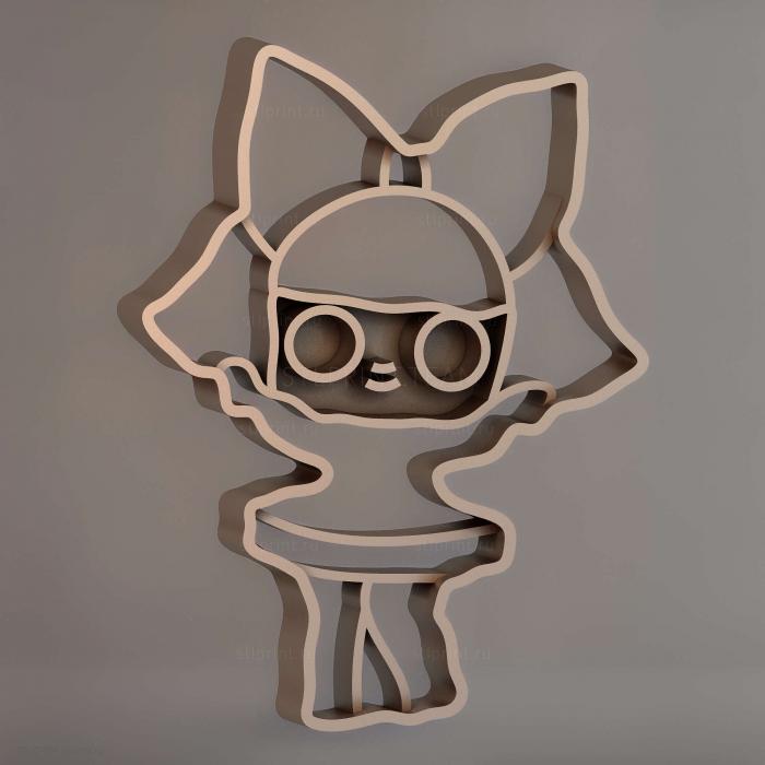Формочка для печенья LOL doll