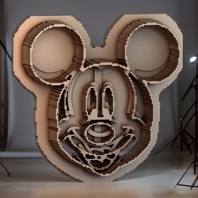 Формочка для печенья Mickey Mouse cookie cutter v2