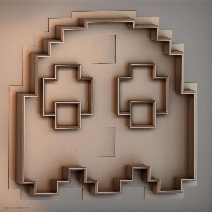 Формочка для печенья pacman ghost 2