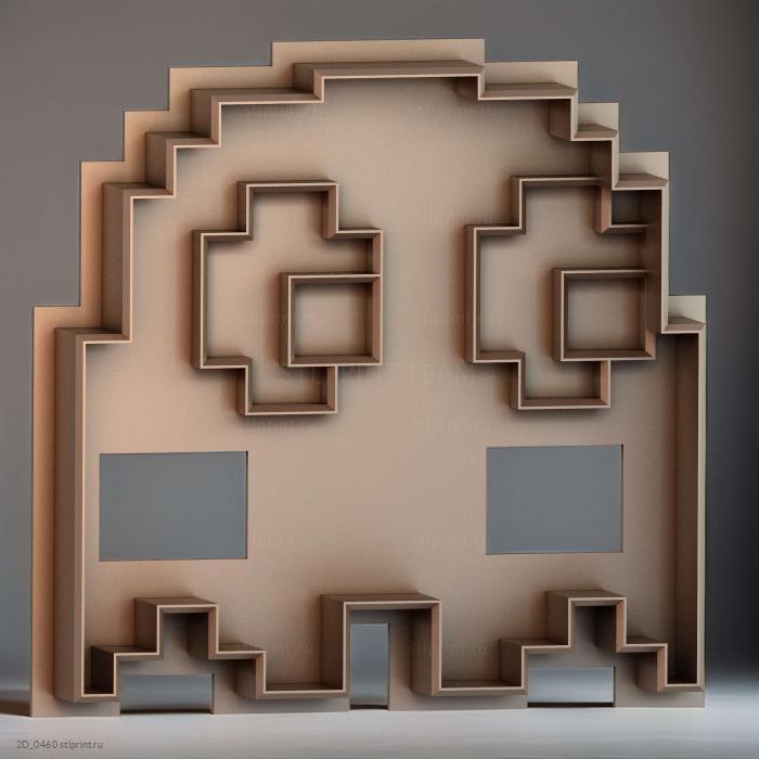 Формочка для печенья pacman ghost 4