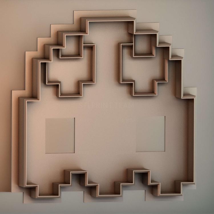 Формочка для печенья pacman ghost