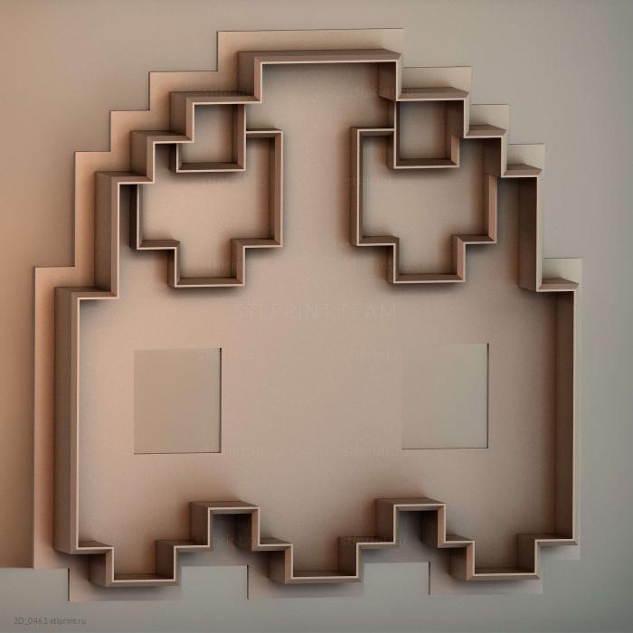 Формочка для печенья pacman ghost