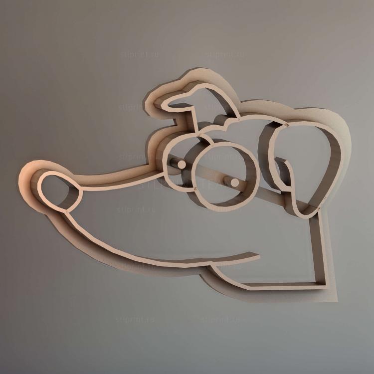 Формочка для печенья simpson dog