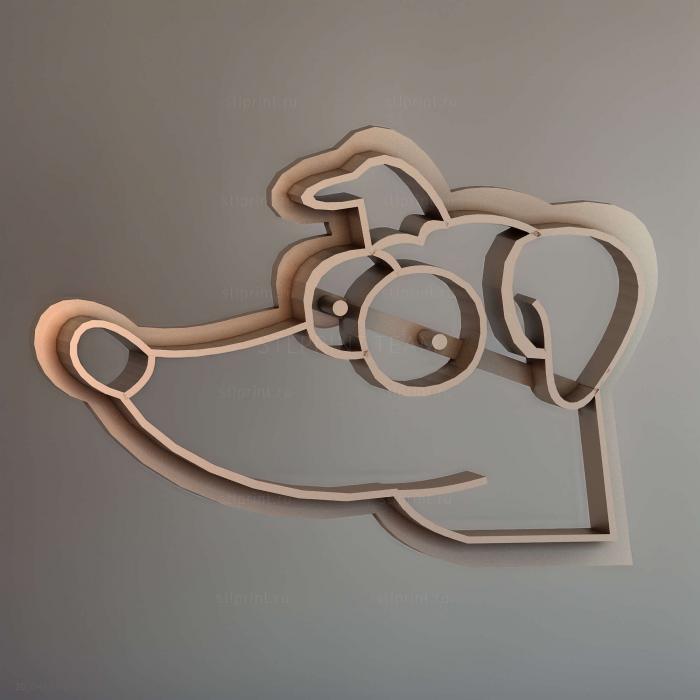 Формочка для печенья simpson dog