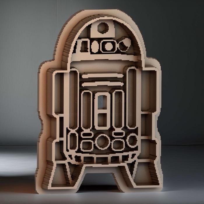 Формочка для печенья Star Wars R2 D2