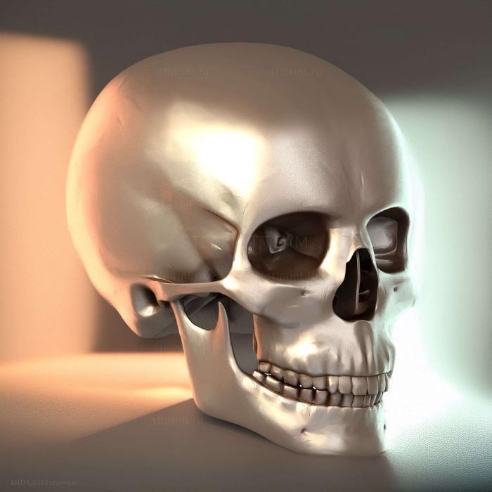 CAD Человеческий череп