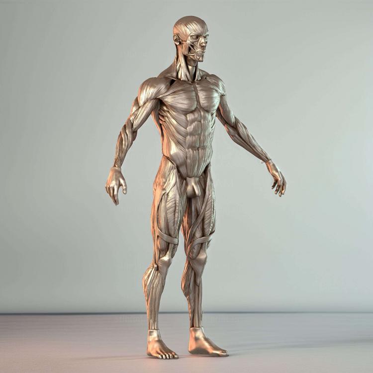 Исследование анатомии Ecorche