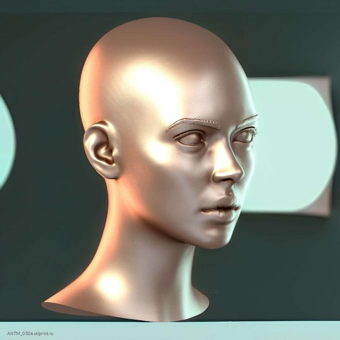 Женская головка 10