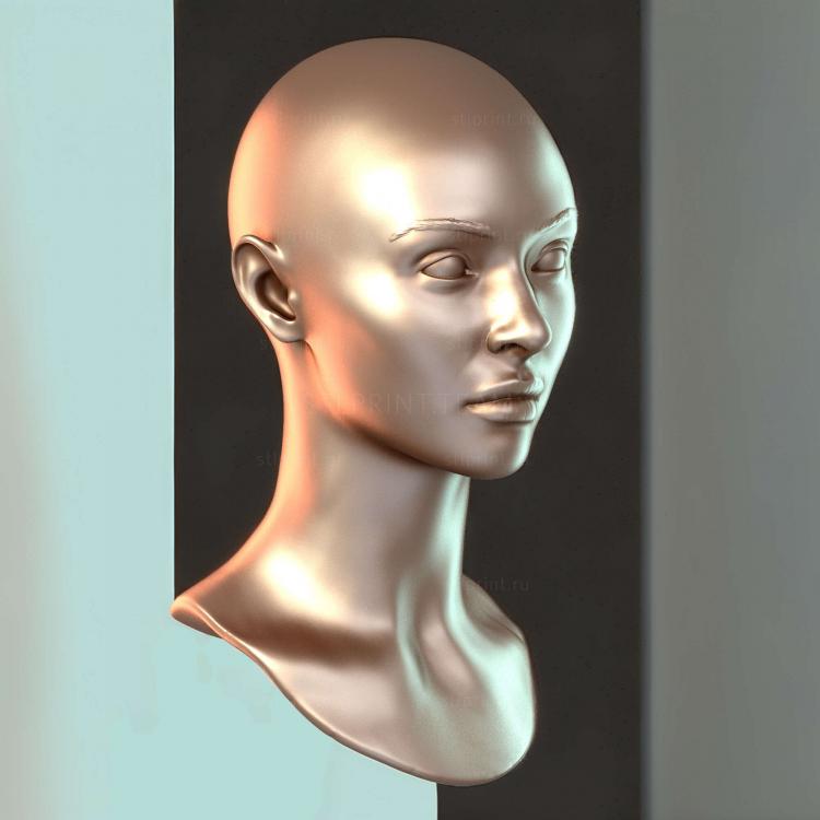 Женская голова 14