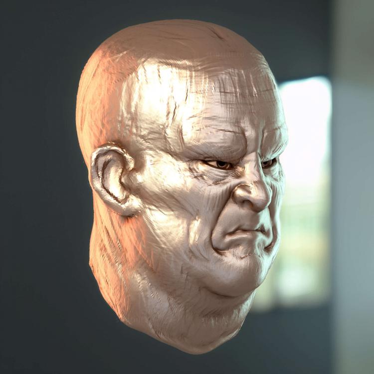 Эскиз головы 02