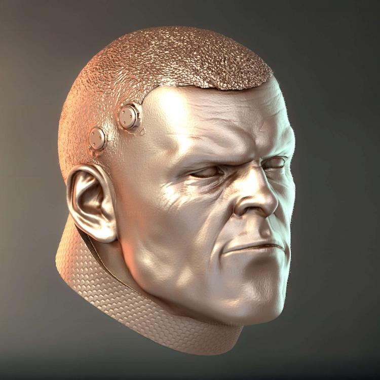 Ультрамариновый бюст
