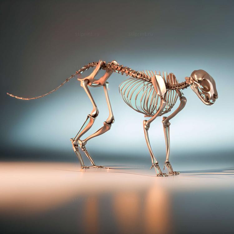 Кошачий скелет