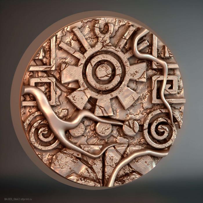 Круглый магнит Aztec диаметром 40 мм