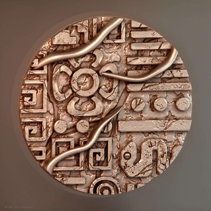 Круглый магнит Aztec 50 мм