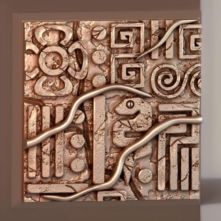 Квадратный магнит Aztec 50 мм
