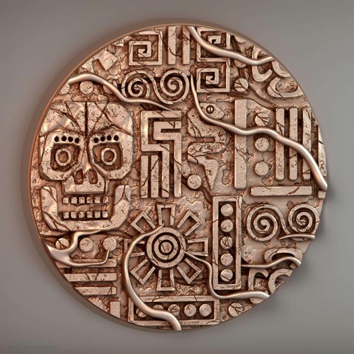 Круглый магнит Aztec 80 мм
