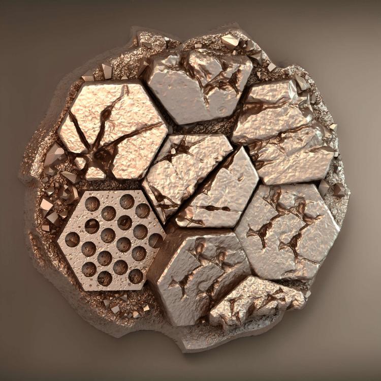 Базовые шестигранные плитки 40 мм j