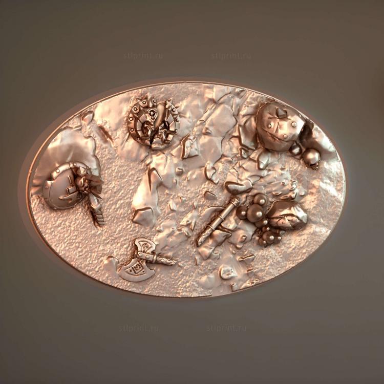 Основания Овальные 70x105 мм