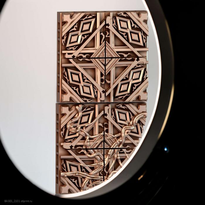 Плитка Церкви Космического Ужаса 2x2 C 002