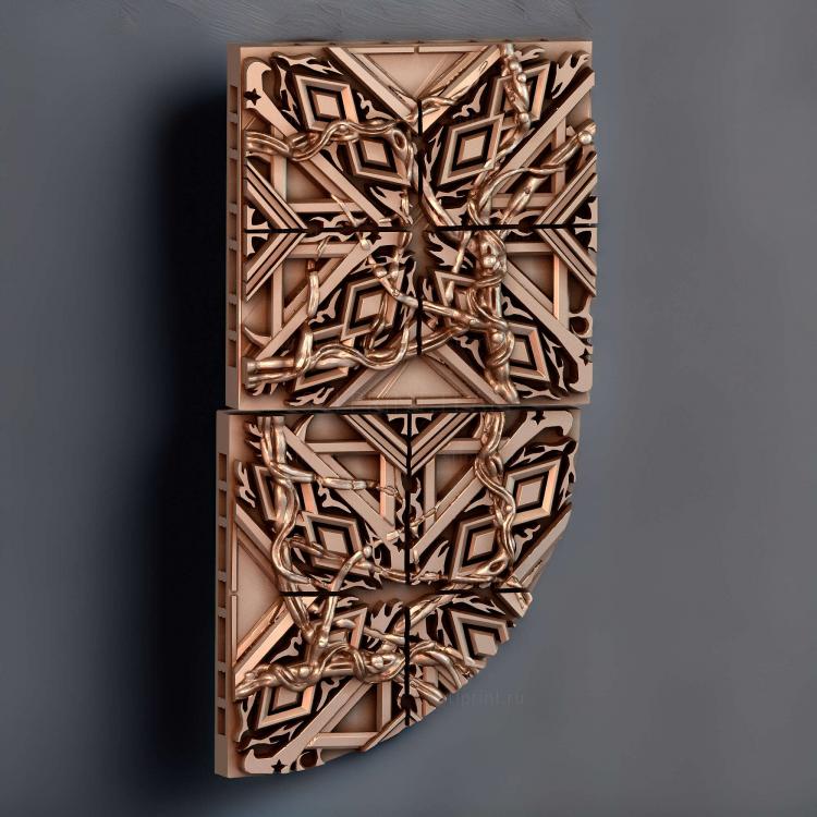Плитка Церкви Космического Ужаса 2x2 D 002