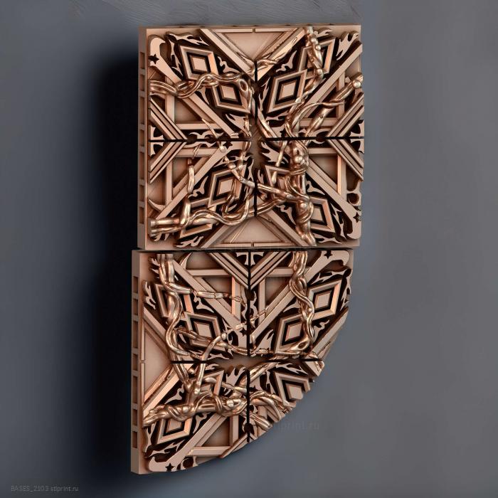 Плитка Церкви Космического Ужаса 2x2 D 002