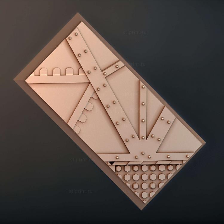 Прямоугольное основание 50x25 мм indr 05