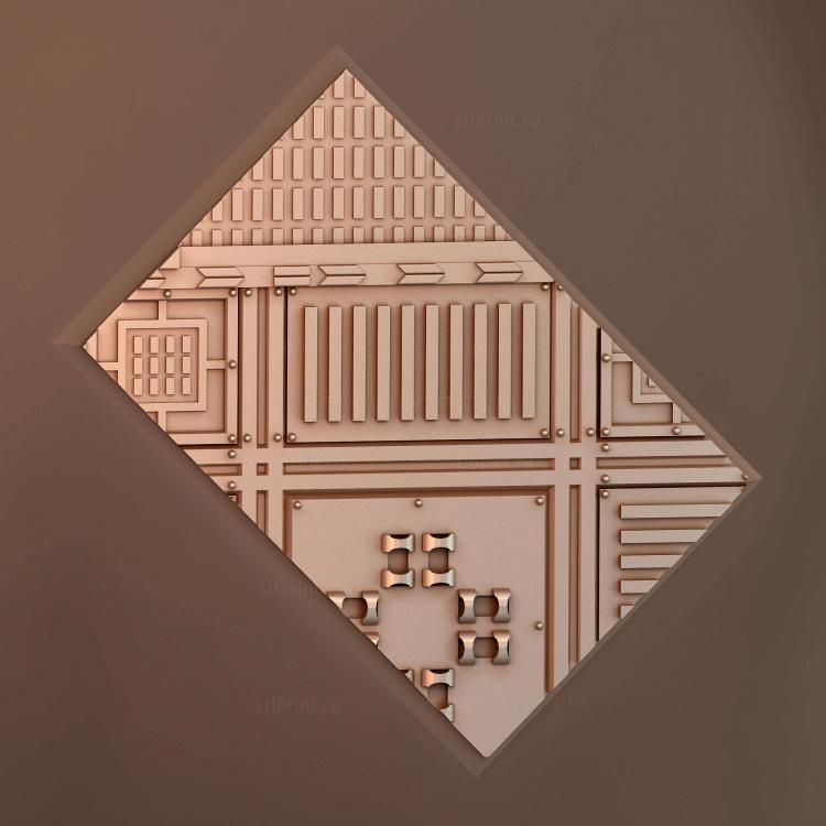 Прямоугольное основание 60x40 мм indr 06