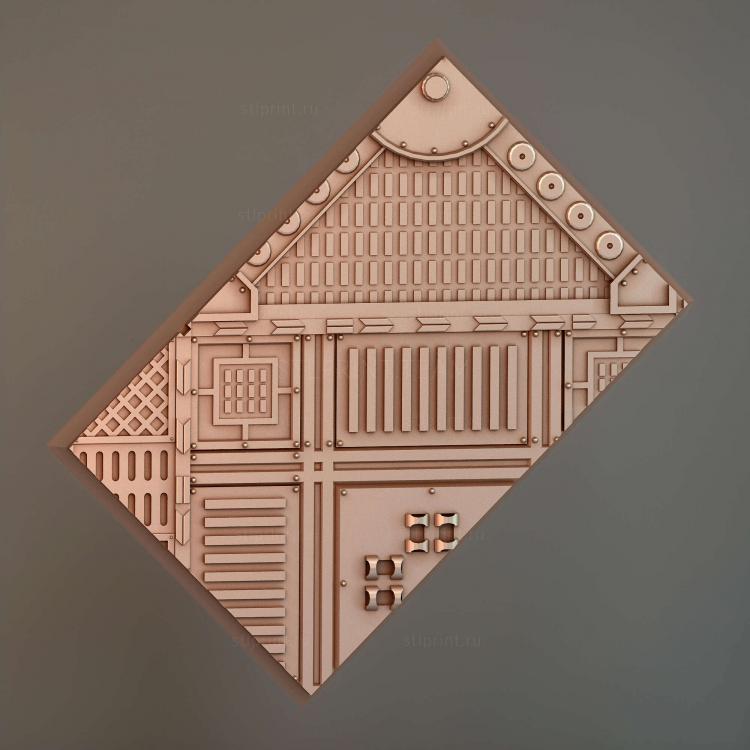 Прямоугольное основание 75x50 мм indr 05