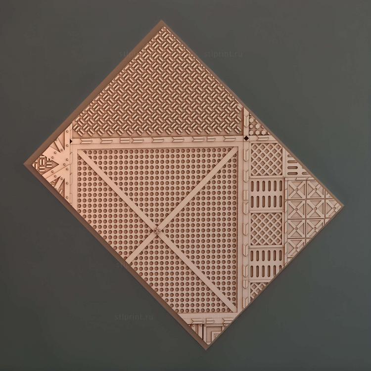 Прямоугольное основание 100x75 мм indr 02