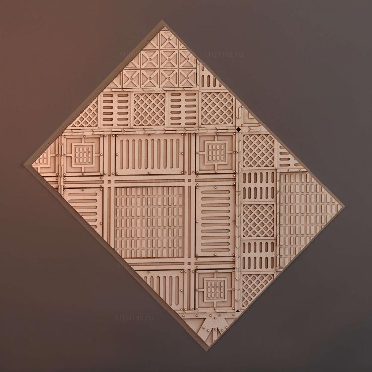 Прямоугольное основание 100x75 мм indr 04