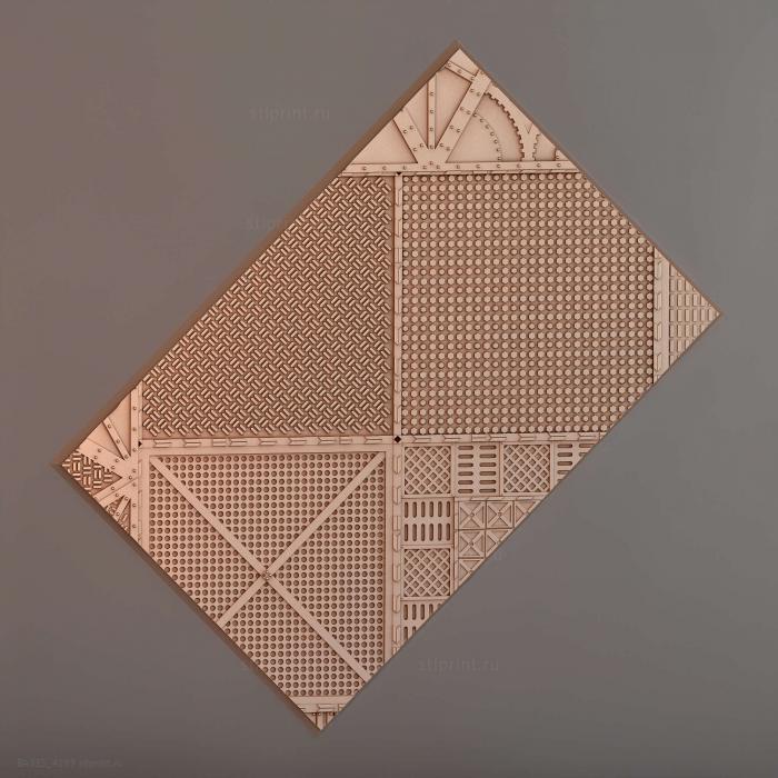 Прямоугольное основание 150x100 мм indr 02