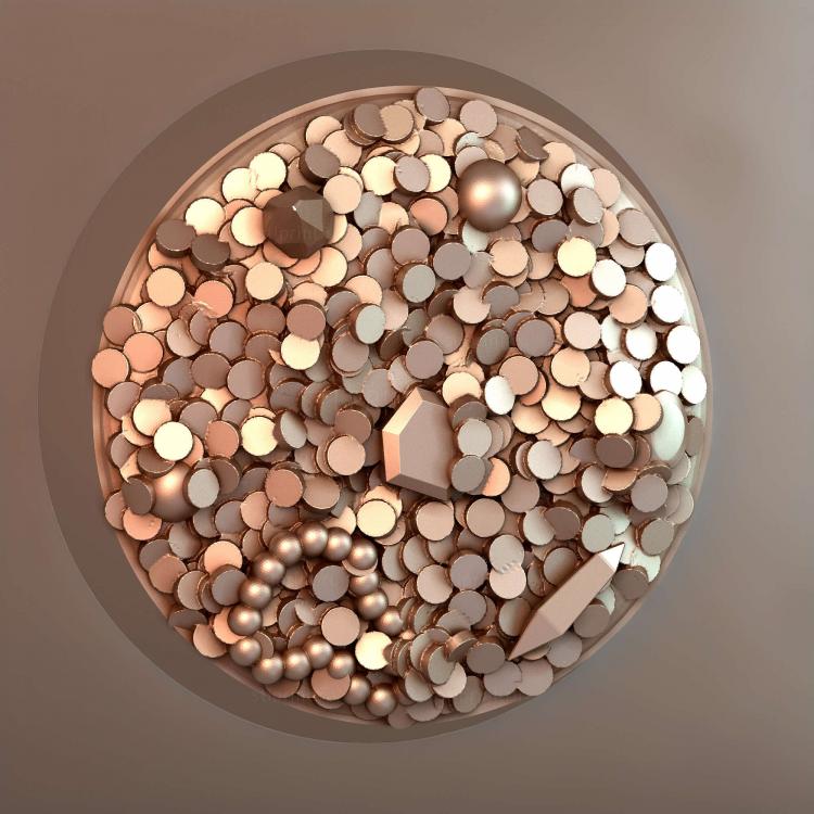 Магнит с круглым основанием Treasure 25 мм