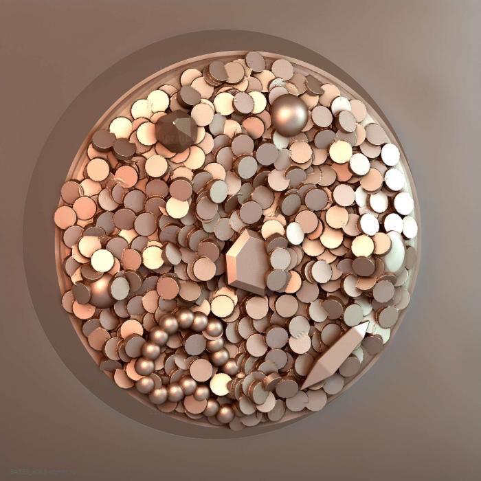 Магнит с круглым основанием Treasure 25 мм
