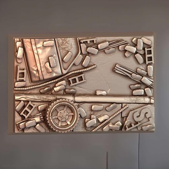 Магнит с квадратным основанием Urban Apocalypse 50x75 мм