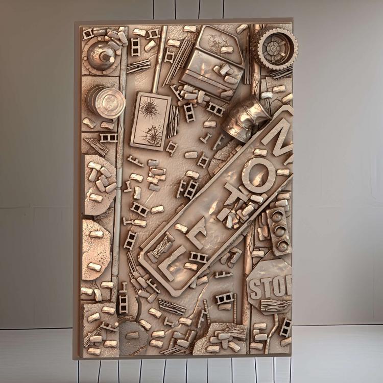 Магнит с квадратным основанием Urban Apocalypse 150x100 мм