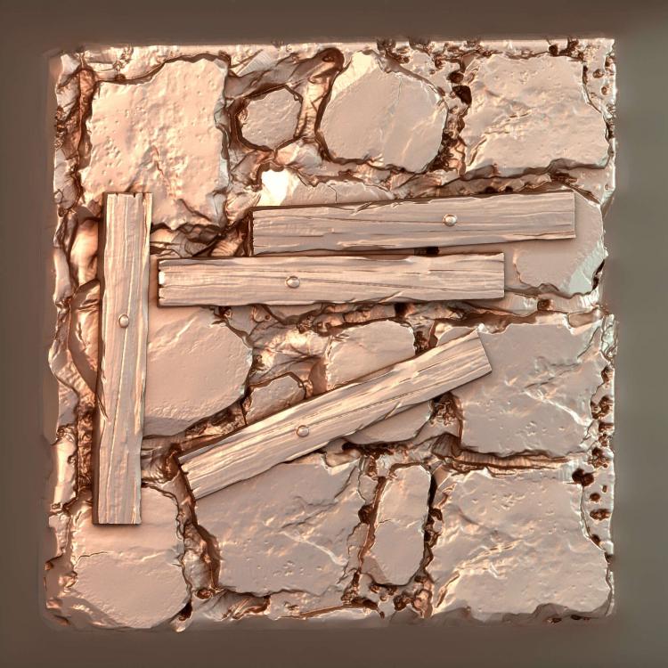 Настенная и Напольная плитка Floor v1 50x50 мм