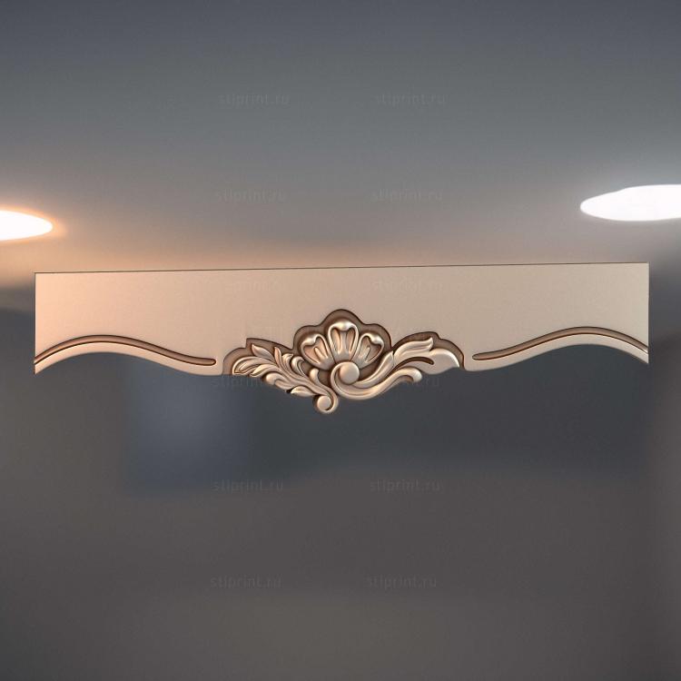 3d stl модель царги, файл для чпу станка
