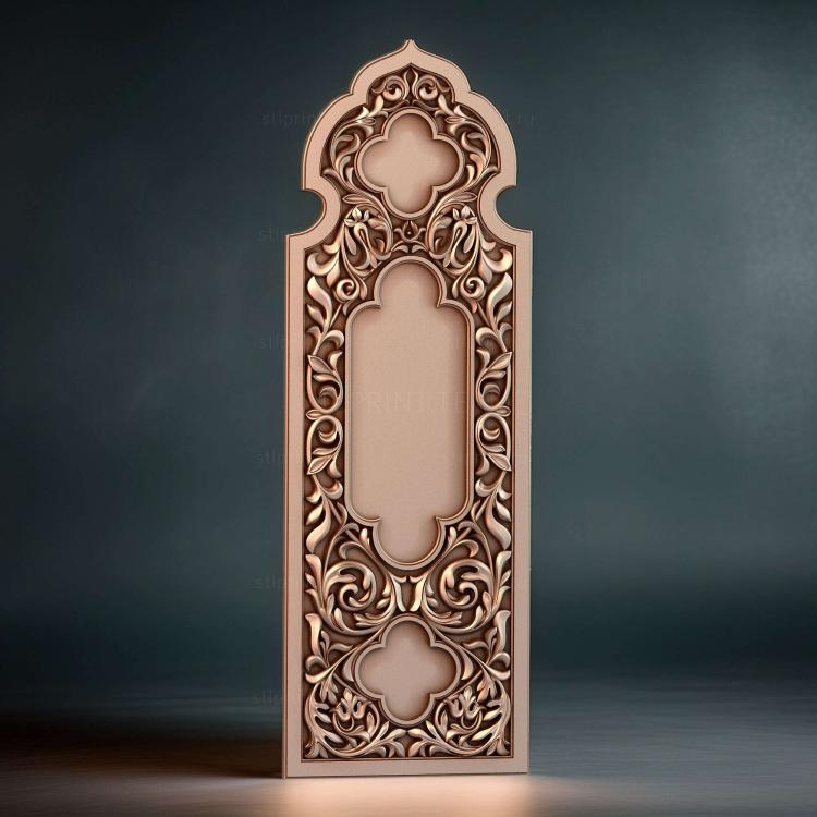 3d stl модель царских врат для храма