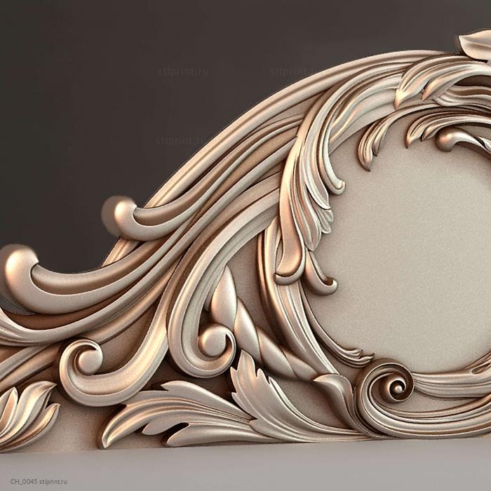 3d stl модель корпуса настольных часов, файл для чпу станка
