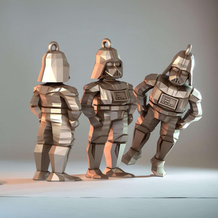 Брелок для ключей Bubblehead Darth