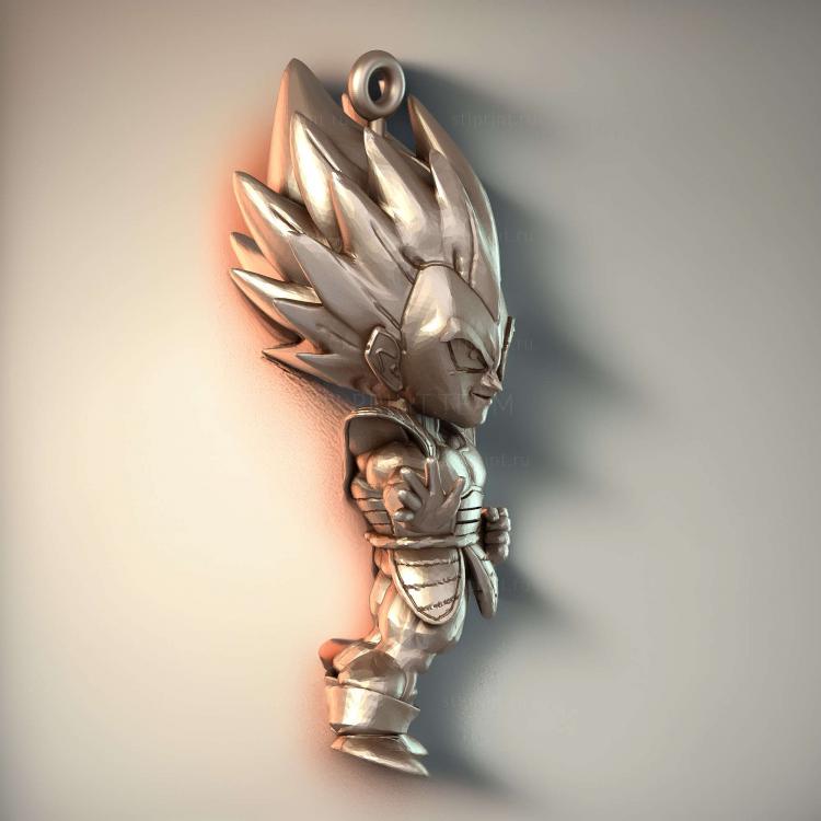 Брелки для ключей vegeta keychain