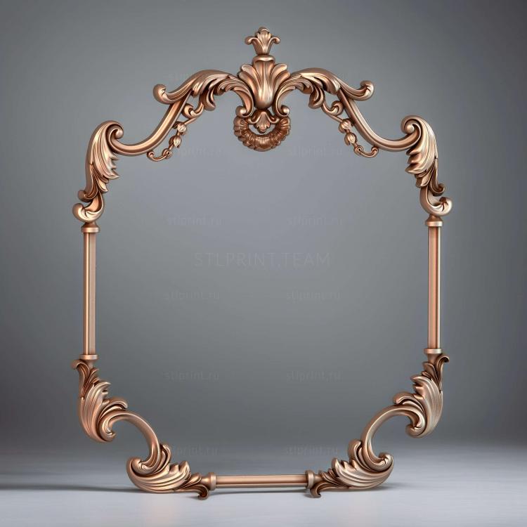 3d stl модель дверной накладки, файл для чпу станка