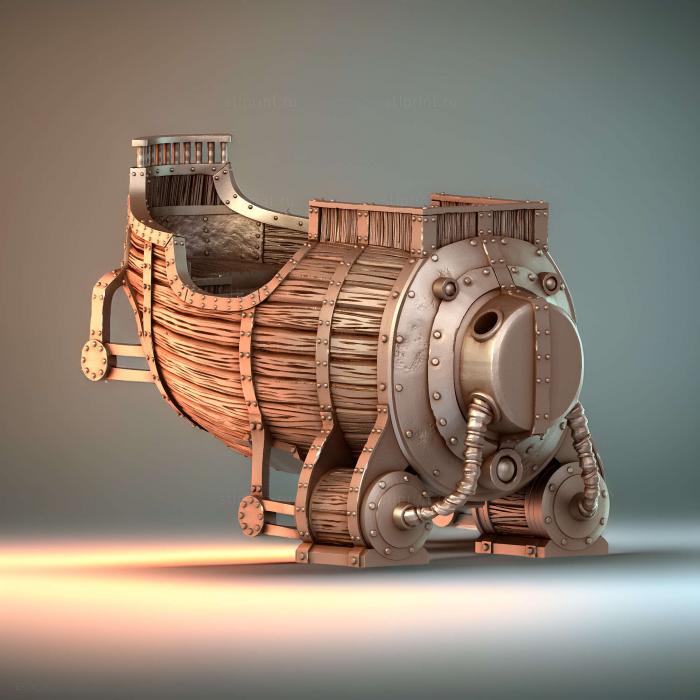 База Небесной Баржи Barrel Tech