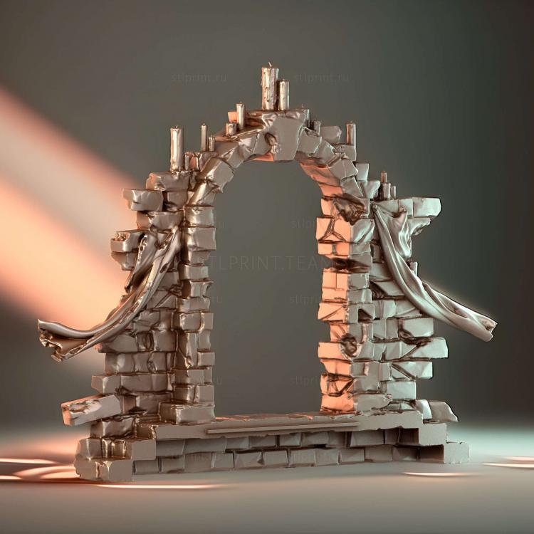 Стена Диорамы Ритуального Лича