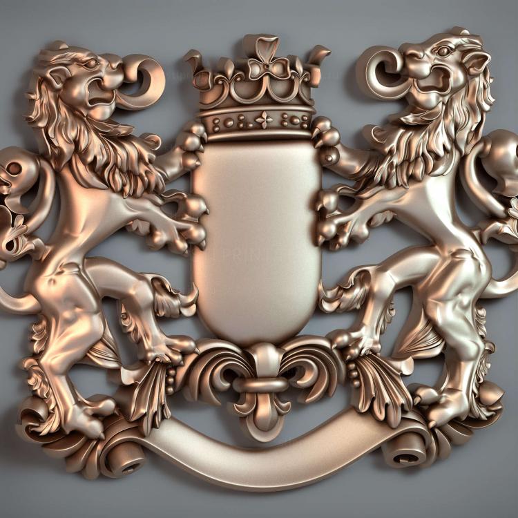Герб с львами
