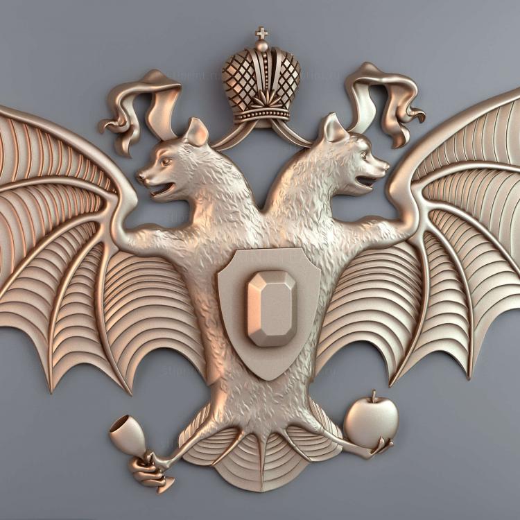 Герб с летучими мышами